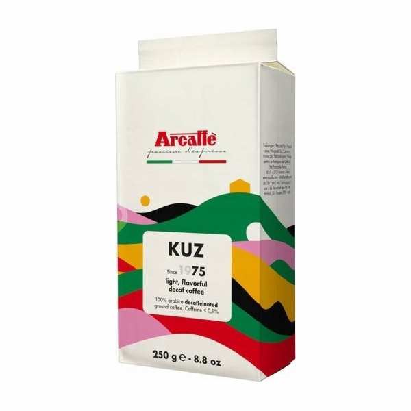 Arcaffe Kuz mletá káva - Bezkofeinová mletá káva 250g