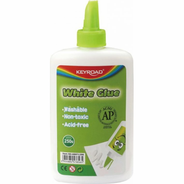 Keyroad bílé lepidlo Keyroad, 250 g, balené v prodejním b...