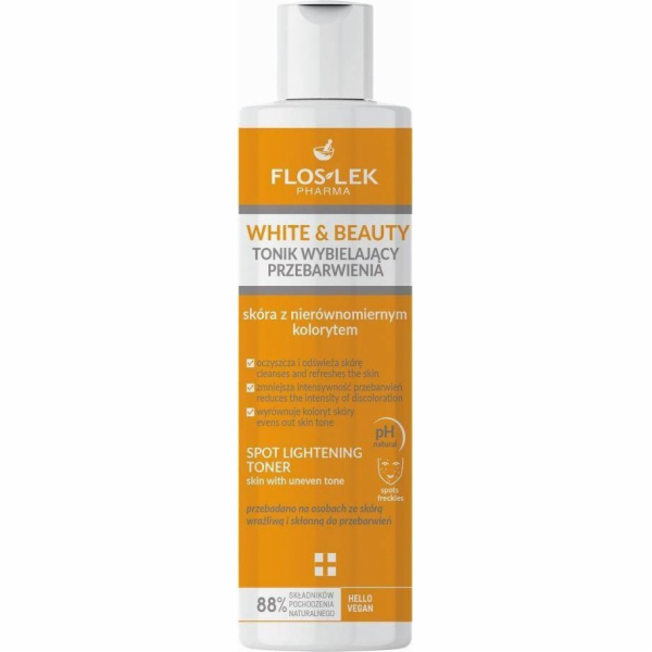 Floslek White&Beauty bělicí tonikum pro zabarvení 225ml
