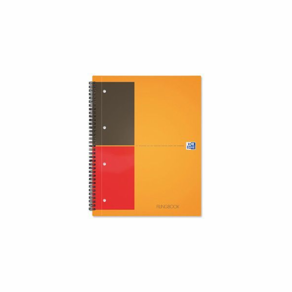 Oxford ský spirálový zápisník A5 Activebook Line 80k (100...