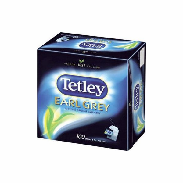 Tetley TETLEY EARL GREY INTENSIVE čaj s ramínkem, balení ...