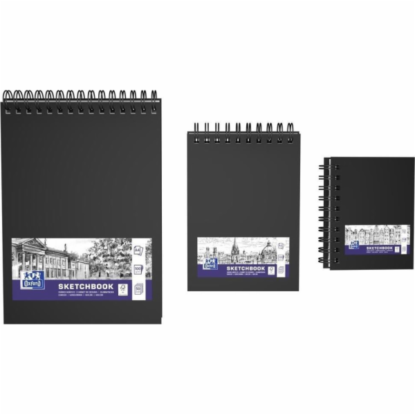 Oxford Sketchbook SKETCHBOOK dvojitá spirála A4 50k 100g ...