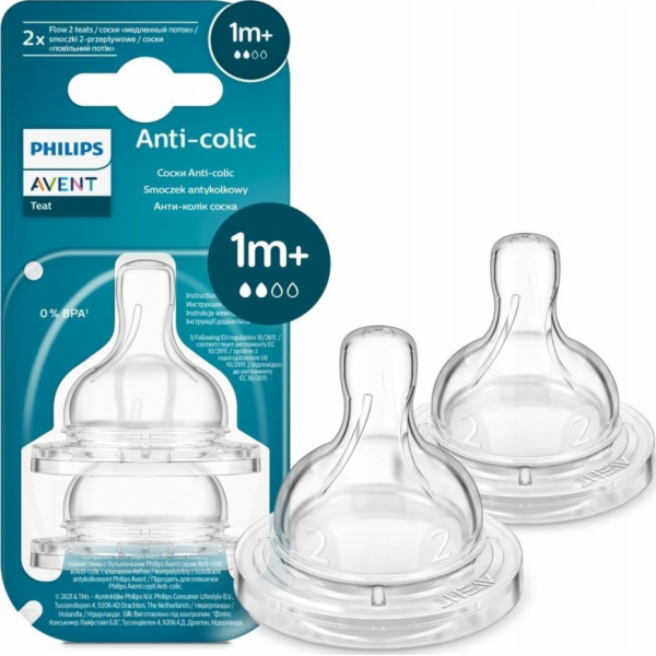 Philips Žindukas Philips Avent SCY762/02, 1muži+, 2 vnt.