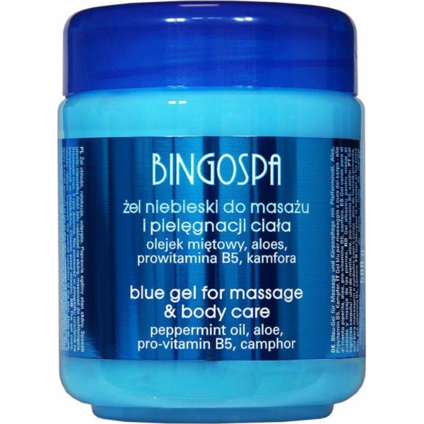 BingoSpa BingoSpa Modrý gel na masáž a péči o tělo 500g