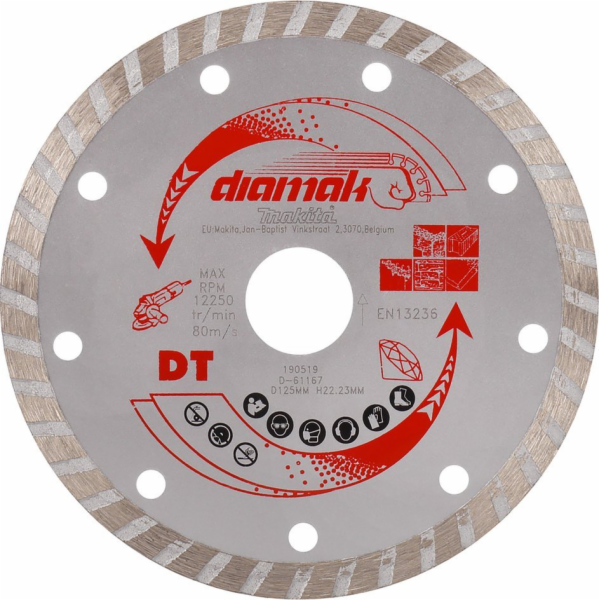 Makita Diamantový kotouč 125 mm Turbo