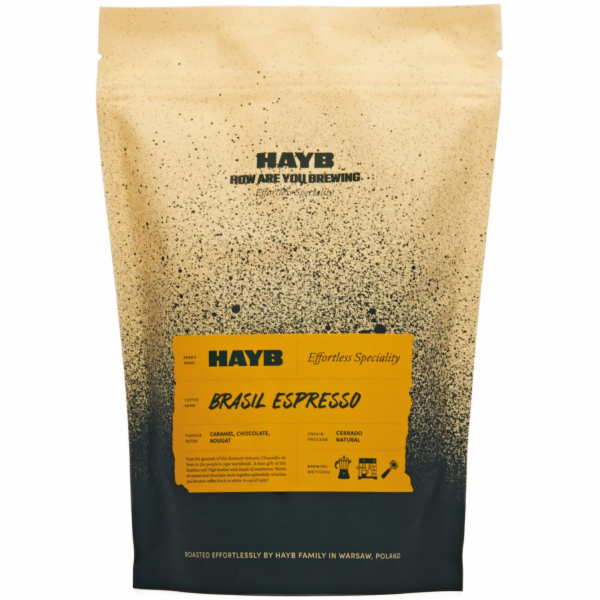 HAYB Brasil Espresso káva zrnková 250 g