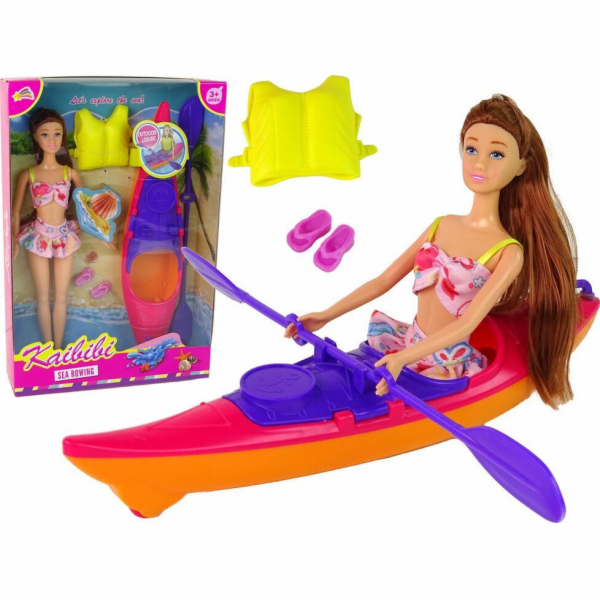 TRITON Sada příslušenství pro panenku LeanToys Pink Kayak