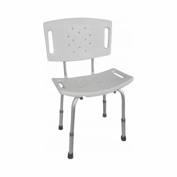 WILSON RF-820 REHA FUND Bílá sprchová stolička s výřezem ...