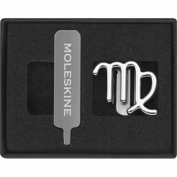 Moleskine MOLESKINE odznak, dívčí, stříbrný