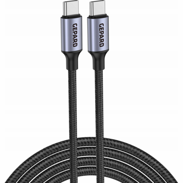 Gepard USB kabel USB-C - USB-C 2 m černý (GEP CABCC60WMH2)