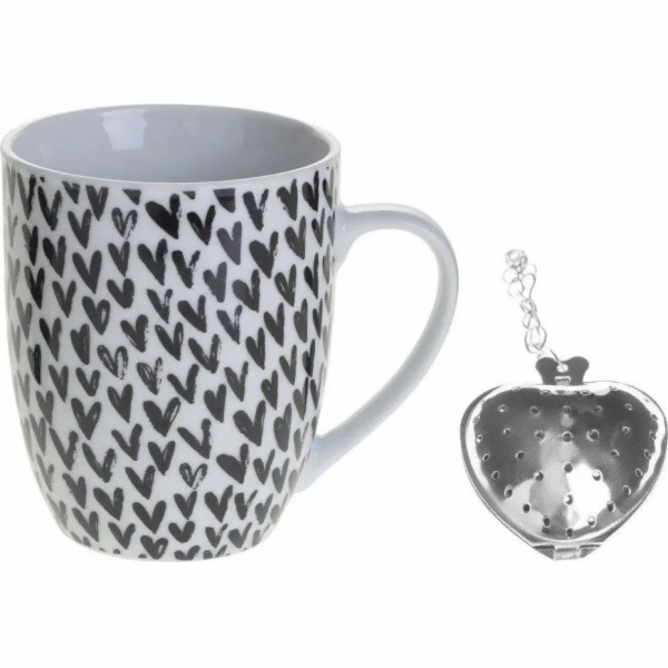 Secret de Gourmet Hrnek na čaj AMOR s nálevníkem, porcelá...