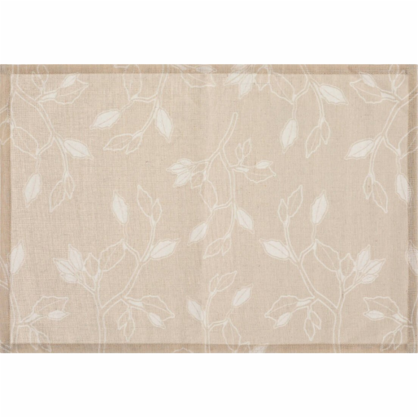 Secret de Gourmet Prostírání Floral, béžové, 45 x 30 cm