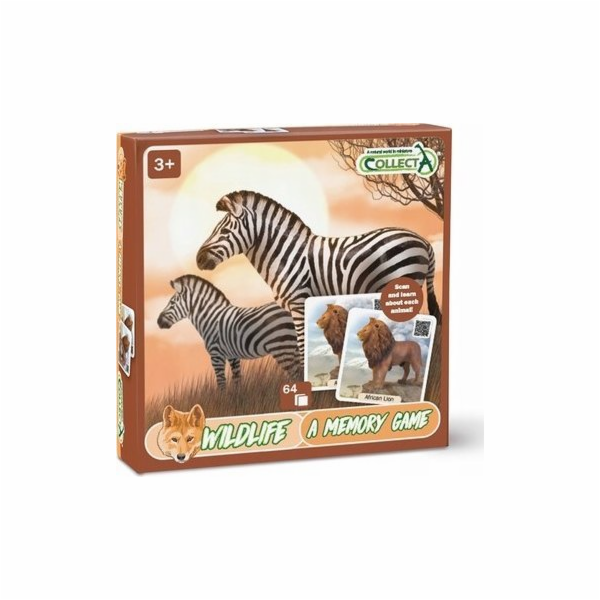 Collecta Wild Animals pexeso 84238 COLLECTA
