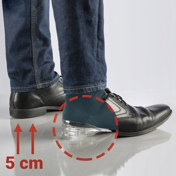 InnovaGoods Silikonové vložky do bot pro zvýšení výšky 5 cm