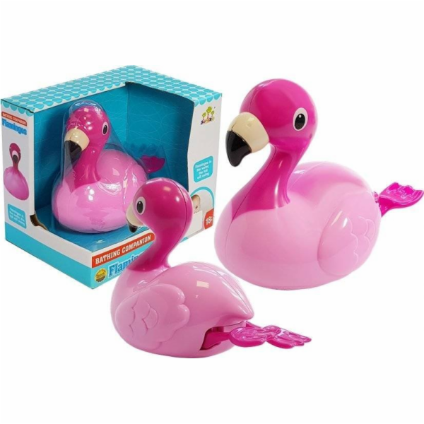 LeanToys Hračka do koupele Flamingo