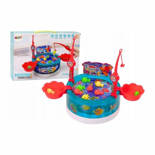 LeanToys Magnetická arkádová hra Rybářské světla Zvuky