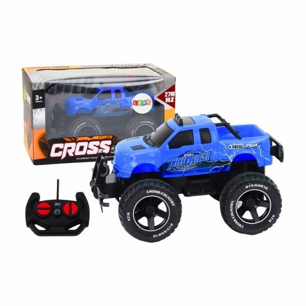 LeanToys Dálkově ovládané terénní auto RC 1:18 modré