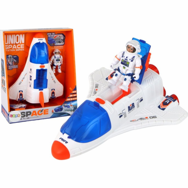 LeanToys Vesmírná mise Vesmírná sada Raketa Kosmonaut Kos...