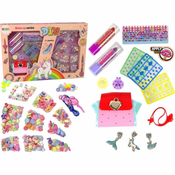 LeanToys Sada barevných líčidel a šperků