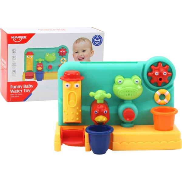 LeanToys hračka do koupele pro děti - fontána, žába, mlýn...
