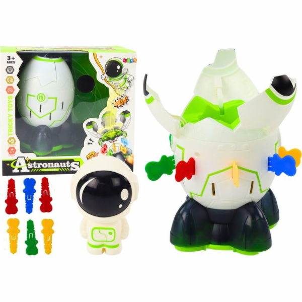 LeanToys Arkádová hra Space Rocket Jumping