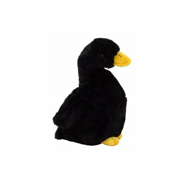 LeanToys Plyšová kachna maskot černá husa 30 cm