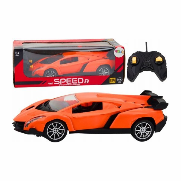 LeanToys Dálkově ovládané sportovní auto oranžové RC auto...