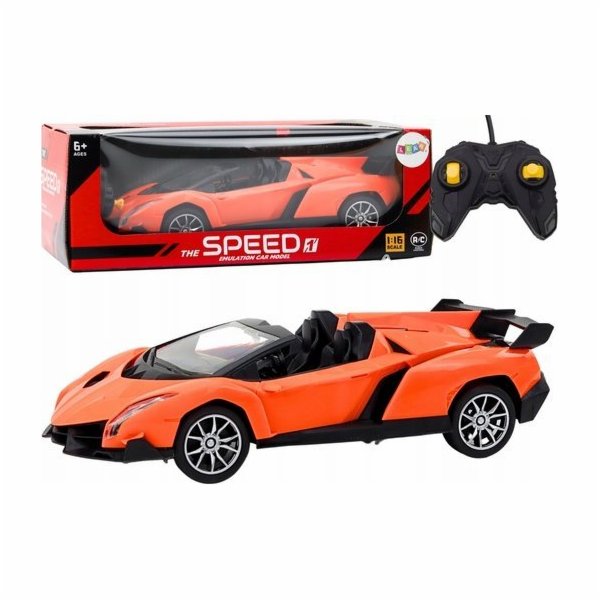 LeanToys Auto Dálkově ovládané sportovní auto RC 1:16 ora...