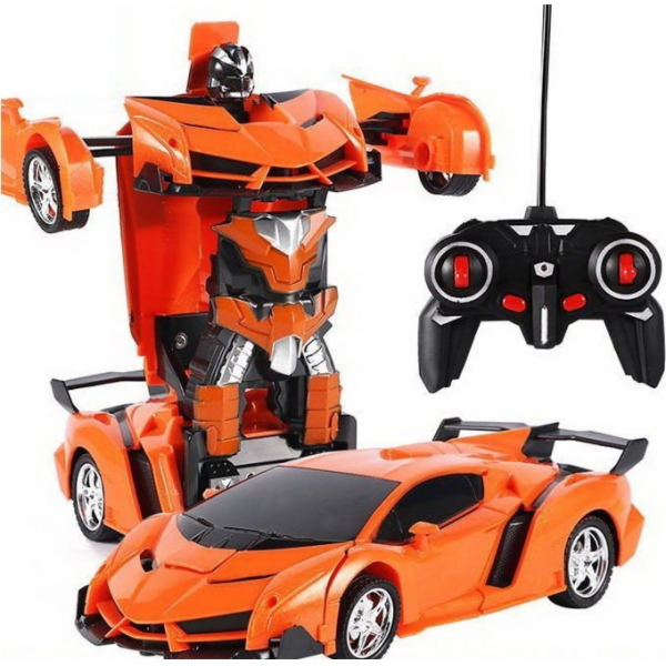 LeanToys Auto Robot 2v1 Dálkové ovládání R/C Světlo Zvuk ...