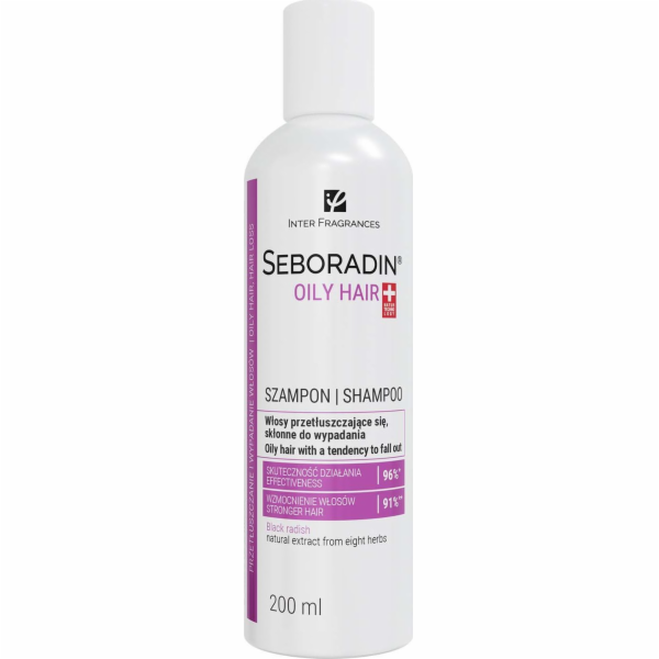 Seboradin Šampon pro mastné vlasy 200 ml