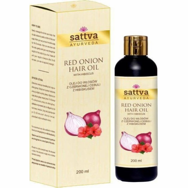 Sattva vlasový olej vlasový olej s červenou cibulí 200ml