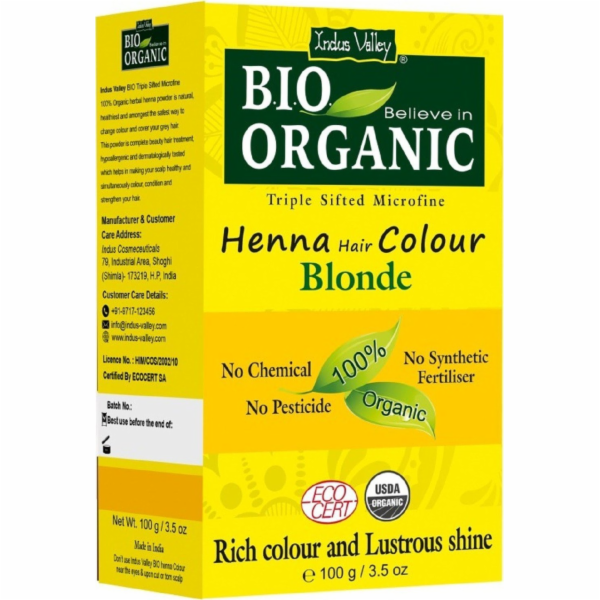 Indus Valley Barva na vlasy henna Blonde - 100 g