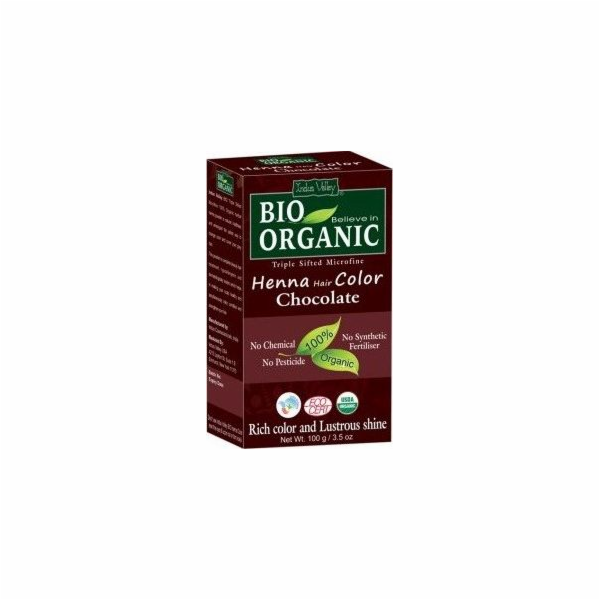 Indus Valley Henna na vlasy z údolí Indus Organic s čokol...