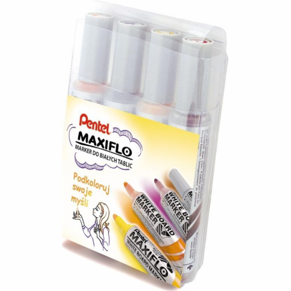 NoName PENTEL MWL5M-4W čtyřbarevný popisovač s možností s...