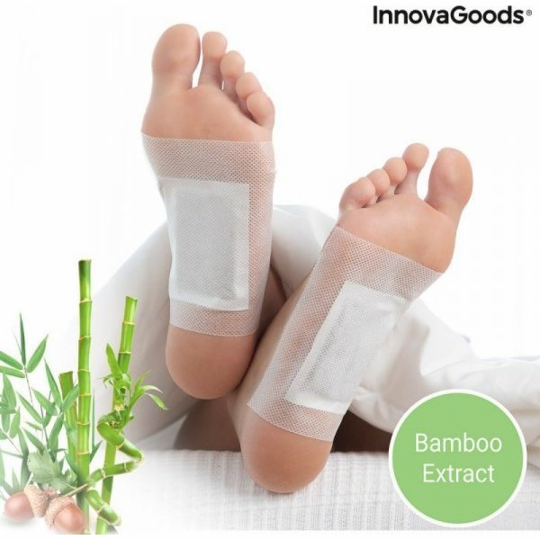 InnovaGoods Bambusové detoxikační náplasti na nohy Innova...