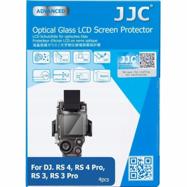 JJC 4x skleněný kryt objektivu LCD monitoru pro DJI RS3 R...