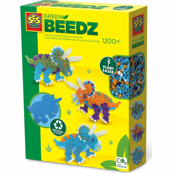 SES SES Nažehlovací korálky Dinosauři 06405 64051