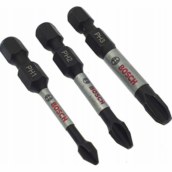 Bosch Sada bitů Impact Control, 3 kusy, 50 mm / PH1, PH2,...