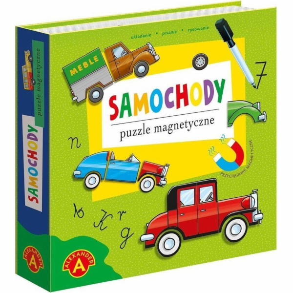 Alexander Magnetické puzzle Auta 26795