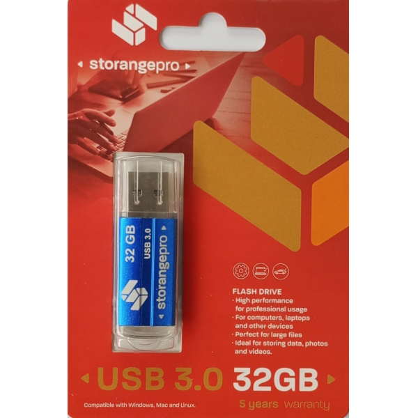 Storange USB flash disk 32 GB | Basic PRO | USB 3.0 | černý