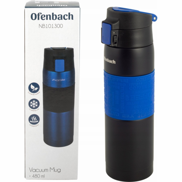 Kamille Termohrnek 101300 480 ml Černý