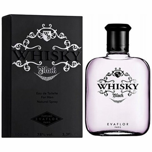 NoName EVAFLOR Whiskey Men Black EDT sprej 100ml