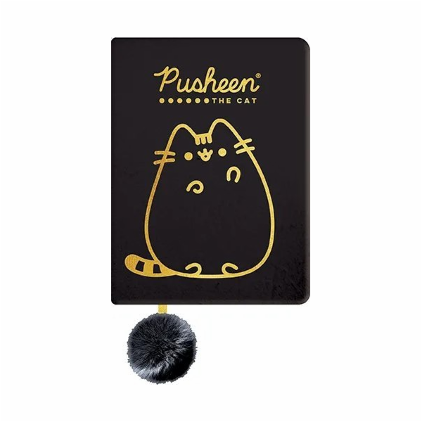 Herlitz PLYŠOVÉ BLOKY A5/96K LIN PUSHEEN černé FO WB