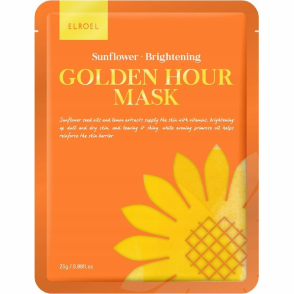 NoName ELROEL_Golden Hour Mask Slunečnicová pleťová maska...