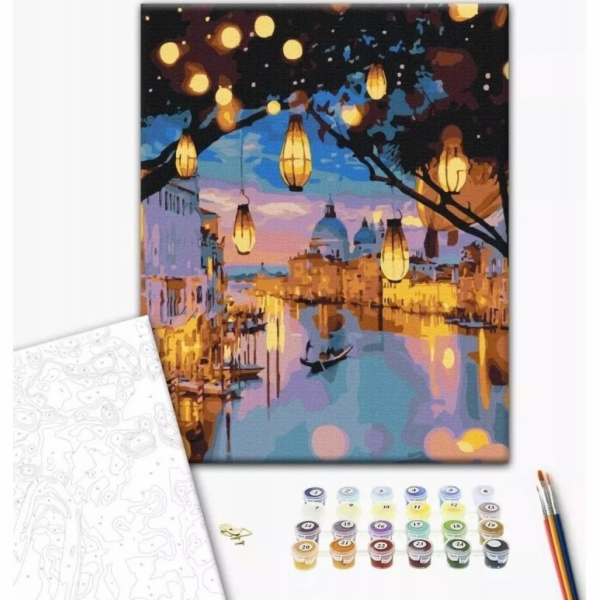 Norimpex Malování podle čísel BRUSHME, 40x50 cm, večerní ...