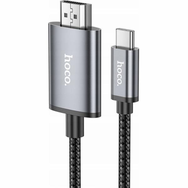 Hoco Kabel HOCO Typ C na HDMI 4K 30Hz UA27 2m ocelově šedý