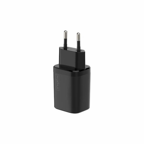 Maxximus Nabíječka MX Carbon 30W PD+QC, USB-A+C, ČERNÁ