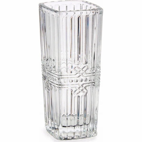 Gift Decor Dárková dekorace Čtvercová váza s krystalovým ...