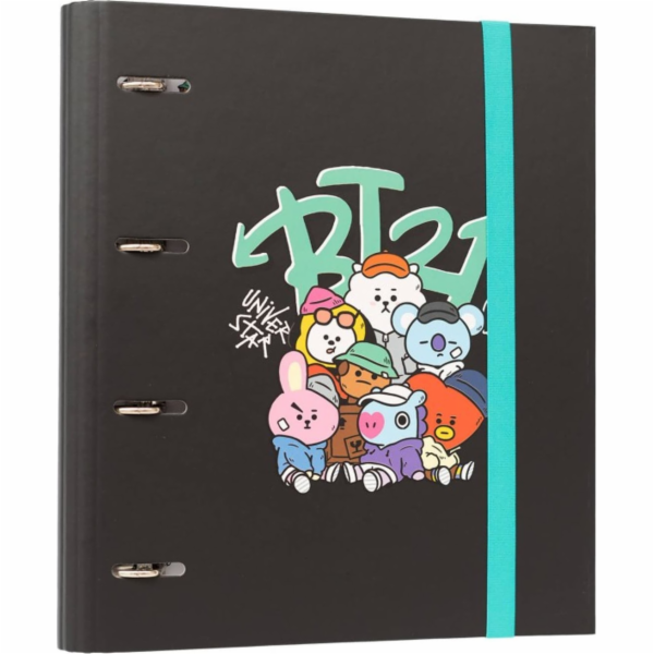 Eurocom BT21 - pořadač A4 z kolekce Street Mood (4 kroužk...