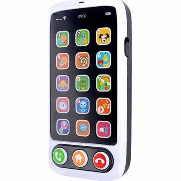 NoName Vzdělávací černý telefon pro děti, vývojová hračka...